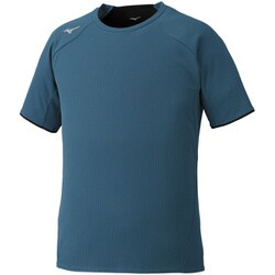 ヨドバシ Com ミズノ Mizuno 32ma ドライエアロフロー Tシャツ メンズ Cブルー Lサイズ 通販 全品無料配達