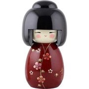 蒔絵こけし 梅の花 赤