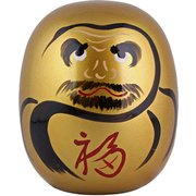 漆工芸こけし 福々だるま 金