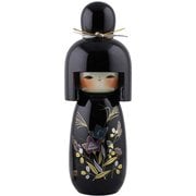 漆工芸こけし 桃山 黒