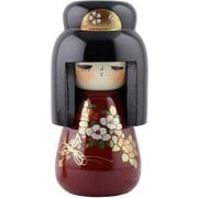 漆工芸こけし 初恋 赤