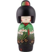 創作こけし 泉野 緑・黒