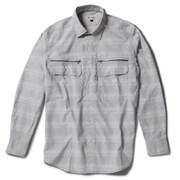 Cシールドシャドーチェックシャツ C-SHIELD Shadow Check Shirt 5212073 (021)ライトグレー XLサイズ [アウトドア シャツ メンズ]