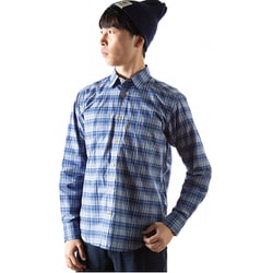 ヨドバシ Com フォックスファイヤー Foxfire Scボーダーチェックシャツ Sc Border Check Shirt 040 ブルー Lサイズ アウトドア シャツ メンズ 通販 全品無料配達