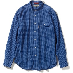 ヨドバシ Com フォックスファイヤー Foxfire Tsギンガムシャツ Ts Gingham Shirt 040 ブルー Lサイズ アウトドア シャツ メンズ 通販 全品無料配達