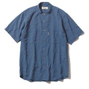 CシールドプレザントS S/S C-SHIELD Pleasant Shirt S/S 5212080 040 ブルー Mサイズ [アウトドア シャツ メンズ]