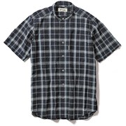 CシールドプレザントS S/S C-SHIELD Pleasant Shirt S/S 5212080 046 ネイビー Mサイズ [アウトドア シャツ メンズ]