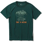 CシールドフラットアースT S/S C-SHIELD Flat Earth T S/S  5215000 (072)フォレストグリーン Mサイズ [アウトドア カットソー メンズ]