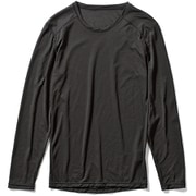 PPメッシュ L/S PP Mesh L/S 5215014 (025)ブラック Lサイズ [アウトドア アンダーウェア メンズ]