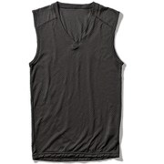 PPメッシュノースリーブ PP Mesh Sleeveless 5215018 (025)ブラック Lサイズ [アウトドア アンダーウェア メンズ]