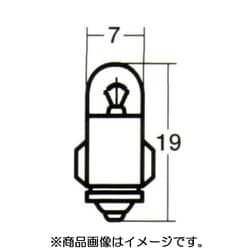 2V2W パネル・メーター用電球 1箱/10個入 A1272J