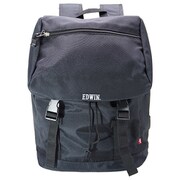 0411384 BK [EDWIN フラップリュック ブラック]