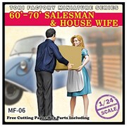 MF-06 60～70年代 セールスマンと主婦 [1/24スケール ミニチュアシリーズ]