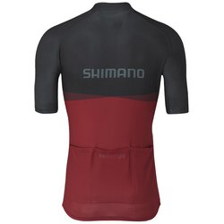 SHIMANO 半袖サイクルジャージ レッド/ブラック SHIMANO（シマノ）HOT CONDITION ジャージ 送料無料