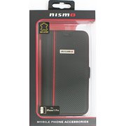 NM-P19S-B6 [nismo iPhone 11 Pro専用 本革 手帳型ケース]