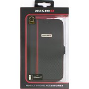 NM-P19M-B7 [nismo iPhone11専用 本革 手帳型ケース]