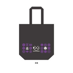 武将 トートバッグ 関ケ原合戦 ブラック/パープル SBTT13PU