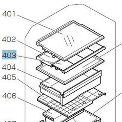 ヨドバシ.com - 三菱電機 MITSUBISHI ELECTRIC M20HH1428 [冷蔵庫用 ワンツースリー棚（前） 2段目棚]  通販【全品無料配達】