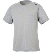ヘザー メッシュ クルー ショート スリーブ MIV01767 7372 SILVER XLサイズ（日本：XXLサイズ） [アウトドア カットソー メンズ]