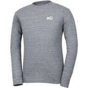 M ロゴ ASA Tシャツ ロング スリーブ M LOGO ASA TS LS M MIV01768 6342 CHARCOAL HEATHER  Lサイズ（日本：XLサイズ） [アウトドア カットソー メンズ]