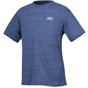 M ロゴ ASA Tシャツ ショートスリーブ MIV01769 6357 HEATHER NAVY Sサイズ（日本：Mサイズ） [アウトドア カットソー メンズ]