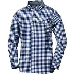 MILLET - MILLET ミレー ヴィシーチェックストレッチシャツ ロングスリーブ メンズM MILLET - MILLET ミレー ヴィシーチェックストレッチシャツ