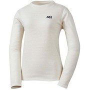 M ロゴ ASA Tシャツ ロング スリーブ M LOGO ASA TS LS W MIV01785 HEATHER WHITE 7892 Sサイズ（日本：Mサイズ） [アウトドア カットソー レディース]
