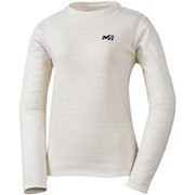 M ロゴ ASA Tシャツ ロング スリーブ M LOGO ASA TS LS W MIV01785 HEATHER WHITE 7892 Lサイズ（日本：XLサイズ） [アウトドア カットソー レディース]