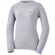 M ロゴ ASA Tシャツ ロング スリーブ M LOGO ASA TS LS W MIV01785 CHARCOAL HEATHER 6342 Sサイズ（日本：Mサイズ） [アウトドア カットソー レディース]