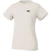 M ロゴ ASA Tシャツ ショートスリーブ MIV01786 7892 HEATHER WHITE Lサイズ（日本：XLサイズ） [アウトドア カットソー レディース]