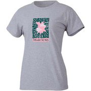 HUGO ツリー＆クラウド Tシャツ ショートスリーブ HUGO TREE ＆ CLOUD TS SS W MIV01788 4809 HEATHER GREY Sサイズ（日本：Mサイズ） [アウトドア カットソー レディース]