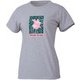 HUGO ツリー＆クラウド Tシャツ ショートスリーブ HUGO TREE ＆ CLOUD TS SS W MIV01788 4809 HEATHER GREY Mサイズ（日本：Lサイズ） [アウトドア カットソー レディース]