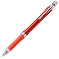 シャープペン uni α-gel（ユニ アルファゲル） スリムタイプ：かため M5-809GG 1P 0.5mm グリップ力抜群 本体色：レッド M5809GG1P.15