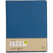 ジウリス ダイアリー A5 月間 見開き1ヶ月 2020年4月始まり ネイビー FD2904-20-72