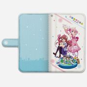 まちカドまぞく 手帳型スマホケース シャミ子＆桃 汎用Lサイズ [キャラクターグッズ]