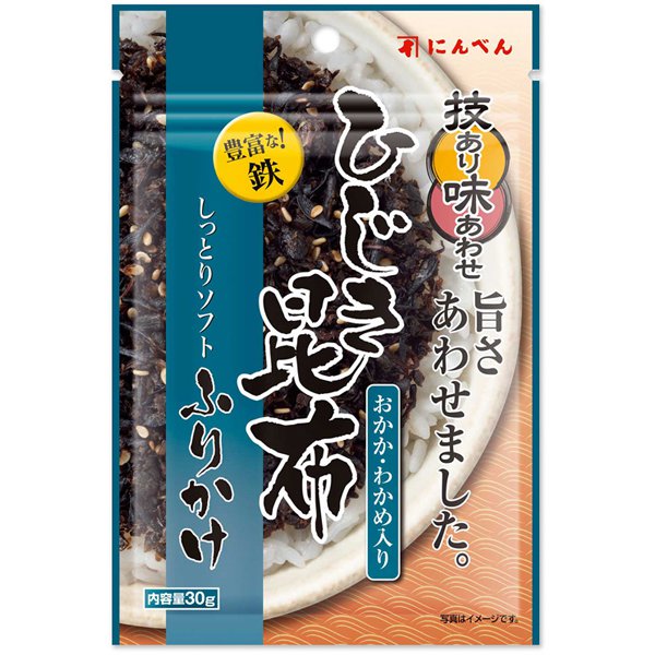 ひじき昆布ふりかけ おかか わかめ入り 30g