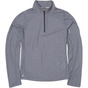 Trient 1/2 Zip Tee トリエント1/2ジップティー PHA22LS61 ヘザーグレー Sサイズ [アウトドア カットソー レディース]