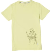 Mountain Animals S/S マウンテンアニマルズショートスリーブ PHA22TS63 ライトイエロー Mサイズ [アウトドア カットソー レディース]