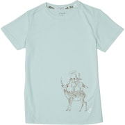 Mountain Animals S/S マウンテンアニマルズショートスリーブ PHA22TS63 ペールグリーン Sサイズ [アウトドア カットソー レディース]