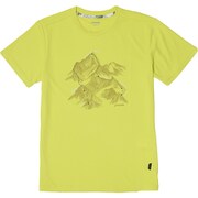 Way to the Summit S/S ウェイトゥーザサミットショートスリーブ PHA12TS10 ライム XLサイズ [アウトドア カットソー メンズ]