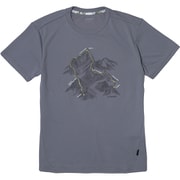 Way to the Summit S/S ウェイトゥーザサミットショートスリーブ PHA12TS10 グレー Sサイズ [アウトドア カットソー メンズ]