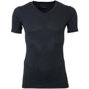 Transfer S/S V-neck トランスファーショートスリーブVネック PHA12UT01 ブラック Mサイズ [アウトドア アンダーウェア メンズ]