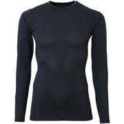 Transfer L/S Crew トランスファーロングスリーブクルー PHA12UT02 ブラック Mサイズ [アウトドア アンダーウェア メンズ]