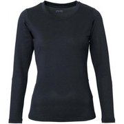 Transfer L/S Crew トランスファーロングスリーブクルー PHA22UT51 ブラック Sサイズ [アウトドア アンダーウェア レディース]