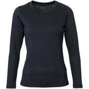 Transfer L/S Crew トランスファーロングスリーブクルー PHA22UT51 ブラック Lサイズ [アウトドア アンダーウェア レディース]