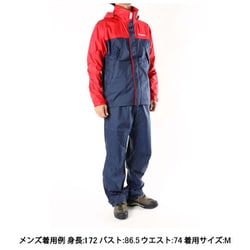 SIMPSON レインスーツ 雨具上下セット 赤 SIMPSON シンプソン レインスーツ レインウェア LL 上下セット