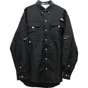 バハマII ロングスリーブシャツ Bahama II L/S Shirt FM7048 010 Black Lサイズ [アウトドア シャツ メンズ]