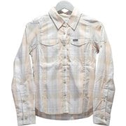 シルバーリッジライトプレードロングスリーブ AR1498 160 Fossil Medium Multi Plaid Sサイズ [アウトドア シャツ レディース]