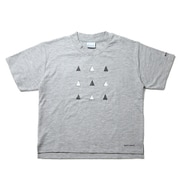 アフターマウンテンウィメンズショートスリーブTシャツ PL3161 039 Columbia Grey Heather Sサイズ [アウトドア カットソー レディース]