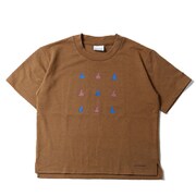 アフターマウンテンウィメンズショートスリーブTシャツ PL3161 249 Light Elk Sサイズ [アウトドア カットソー レディース]